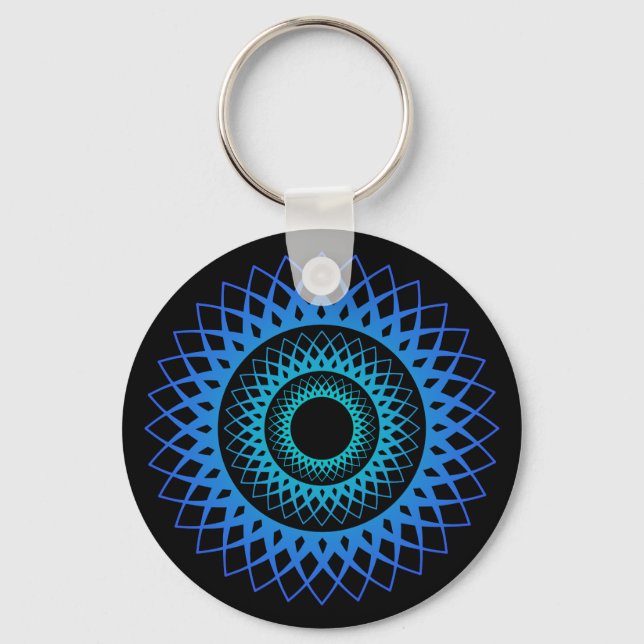 Geometric Design Keychain (Front)