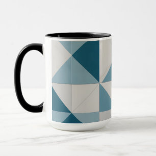 Geometric design mug
