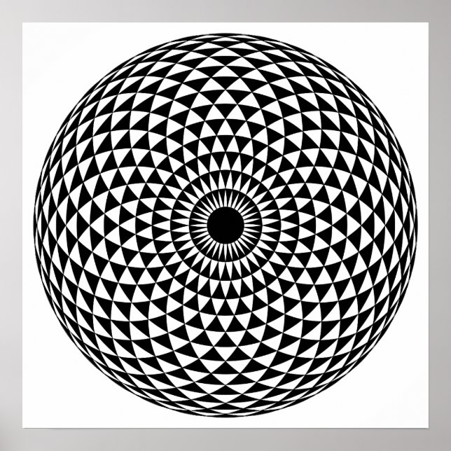 Geometric design  poster (Front)