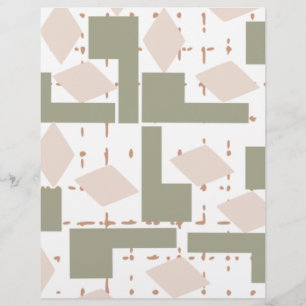 Geometric Design Stationery Paper