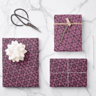 Geometric Design Wrapping Paper Sheet