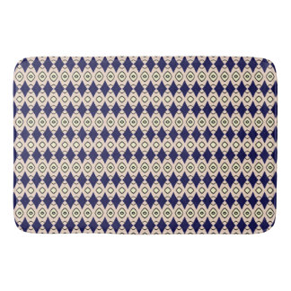 Geometric Diamond Pattern Bath Mat
