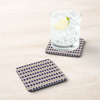 Geometric Diamond Pattern Coaster