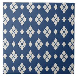 Geometric Diamond Pattern Tile