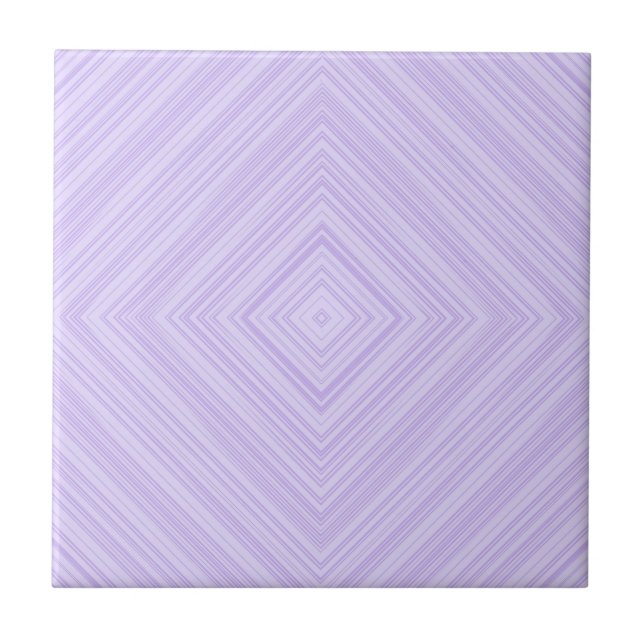 Geometric Diamond Purple And Lilac Bathroom Tile (Front)