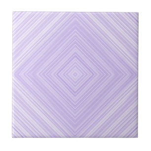 Geometric Diamond Purple And Lilac Bathroom Tile