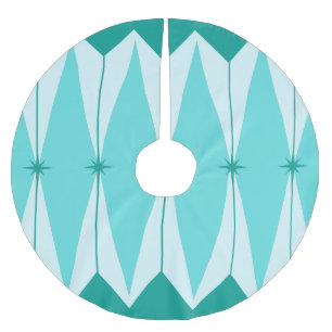 Geometric Diamonds & Starbursts Tree Skirt