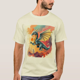 Geometric dragon T-Shirt