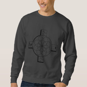 geometric drawing ItalianFreaks Sweatshirt