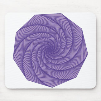 geometric drawing Violet Mouse Mat