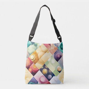 Geometric Drops Crossbody Bag
