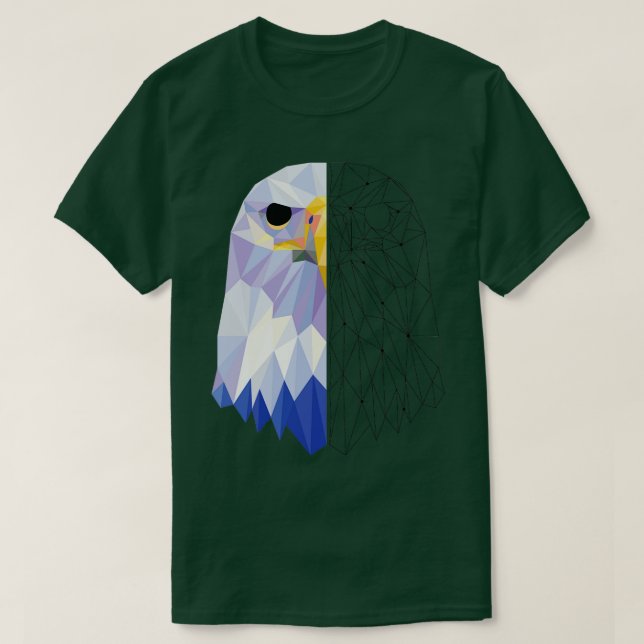 Geometric eagle  T-Shirt (Design Front)