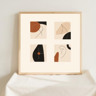 Geometric Echoes Poster