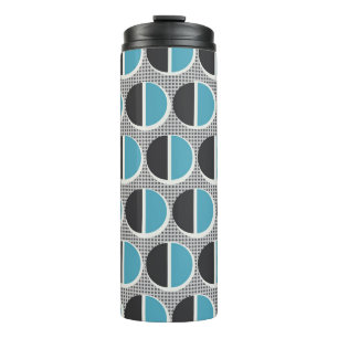 Geometric Elegance: Vintage Pattern Design. Thermal Tumbler