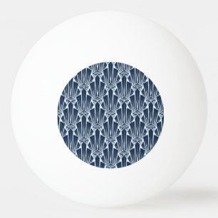 Geometric Elements: Stylised Modern Pattern Ping Pong Ball