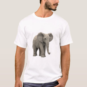 geometric elephant T-shirt