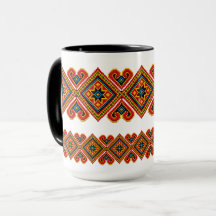 Geometric Embroidered Look