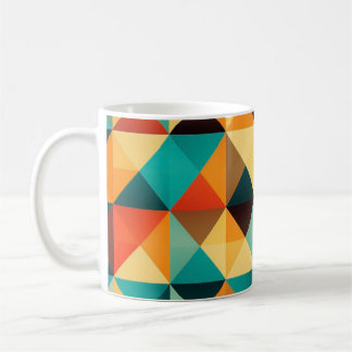 Geometric Energy & Retro Chic Coffee Mug