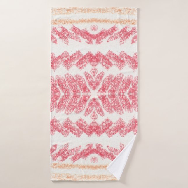 Geometric ethnic oriental seamless pattern. Tradit Bath Towel (Bath Towel)