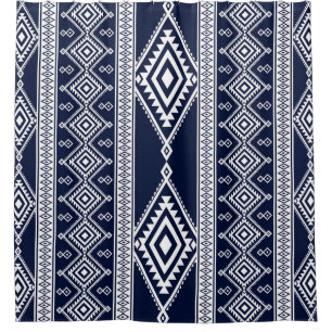 Geometric ethnic oriental seamless pattern traditi shower curtain