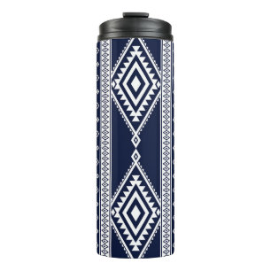 Geometric ethnic oriental seamless pattern traditi thermal tumbler