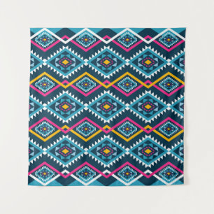 Geometric ethnic pattern traditional, vintage illu tapestry