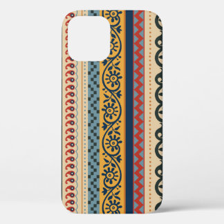Geometric ethnic: seamless ornament background. iPhone 12 case
