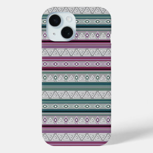 geometric ethnic tribal pattern of American Indian iPhone 15 Case