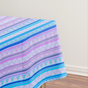 geometric ethnic tribal pattern of American Indian Tablecloth