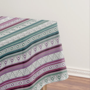 geometric ethnic tribal pattern of American Indian Tablecloth
