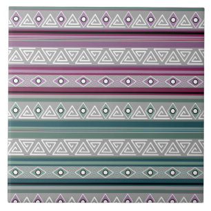 geometric ethnic tribal pattern of American Indian Tile