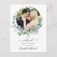 Geometric Eucalyptus Wedding Virtual Wedding Photo