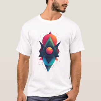 Geometric Explosion T-Shirt
