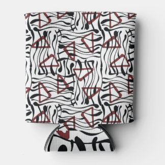 Geometric Fabric: Artistic Pattern Design. Can Cooler