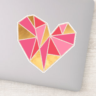 Geometric faceted heart