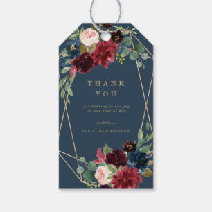 Geometric Fall Elegance Gift Tags