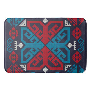 Geometric fashion classic cute-trendy colorful bath mat