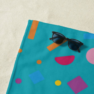 Geometric Figure Creation 1 Beach Towel