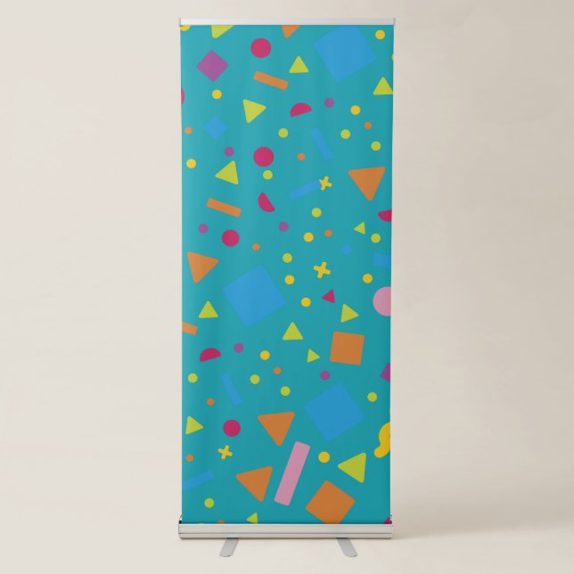 Geometric Figure Creation 1 Retractable Banner (Front)