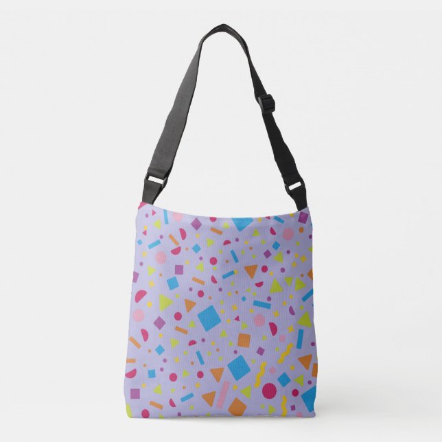 Geometric Figure Creation 3 Crossbody Bag (Front)