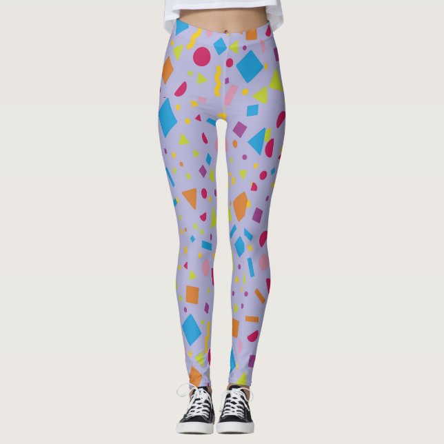 Geometric Figure Creation 3 Leggings (Front)