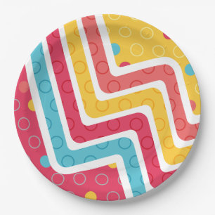 Geometric Figure Creation Paper Plate