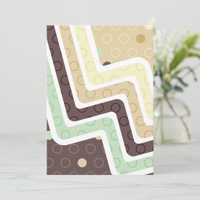 Geometric Figures 1 Thank You Card (Standing Front)