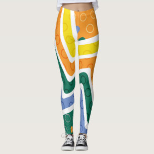 Geometric Figures 3 Leggings