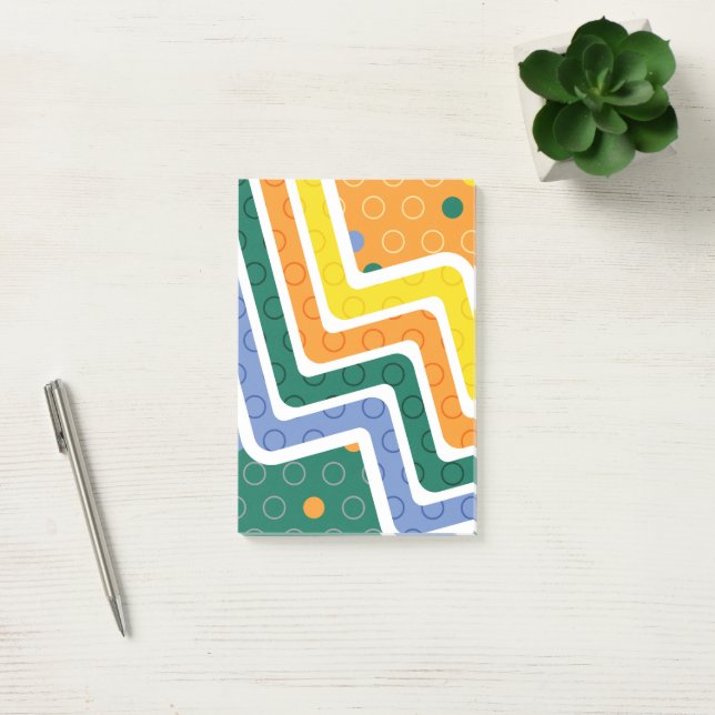 Geometric Figures 3 Post-it Notes (Office)