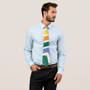 Geometric Figures 3 Tie