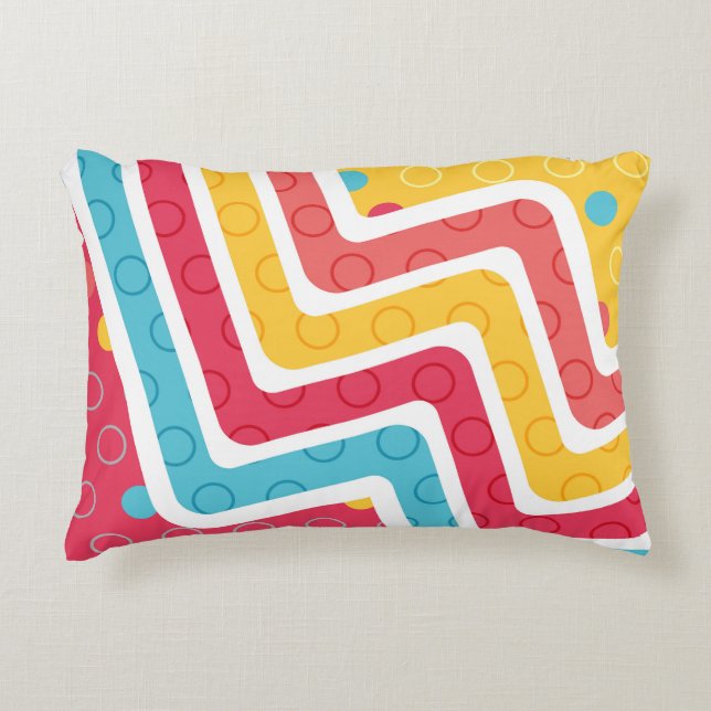 Geometric Figures 4 Decorative Cushion (Front)