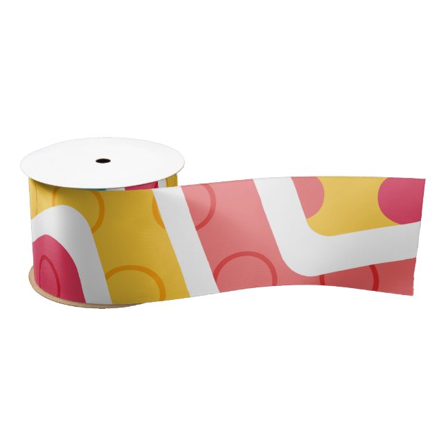 Geometric Figures 4 Satin Ribbon (Spool)