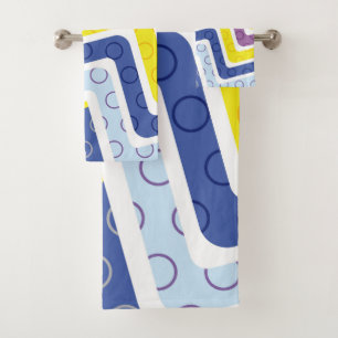 Geometric Figures 5 Bath Towel Set