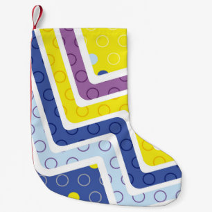 Geometric Figures 5 Small Christmas Stocking